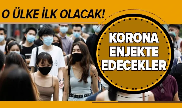 Gönüllülere gerçek korona enjekte edecekler...