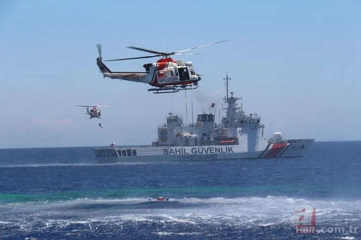 Türk donanmasından Akdeniz’de gövde gösterisi