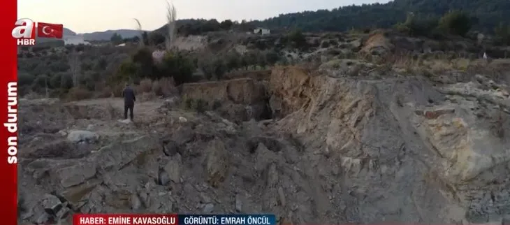 Samandağ’da deprem sonrası dev yarıklar oluştu! İşte A Haber’in özel görüntüleri