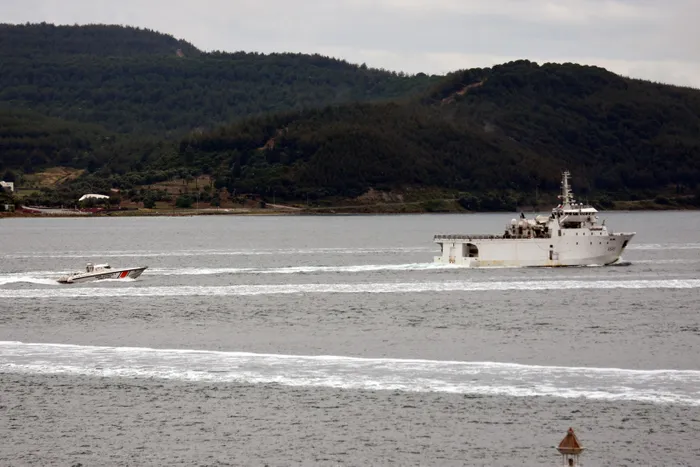 Son dakika: Fransız savaş gemisi Çanakkale Boğazı’ndan geçti - 3