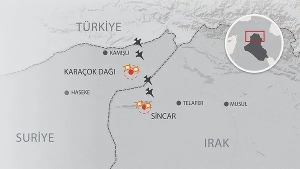 Mehmetçik Sincar’ı çevreledi! TSK PKK’ya nefes aldırmıyor