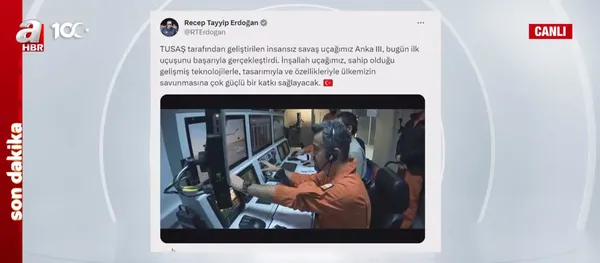 ANKA-3 insansız savaş uçağı ilk kez havalandı! “Görünmez uçak” göklerle buluştu | Başkan Erdoğan'dan ANKA-3 paylaşımı - 4
