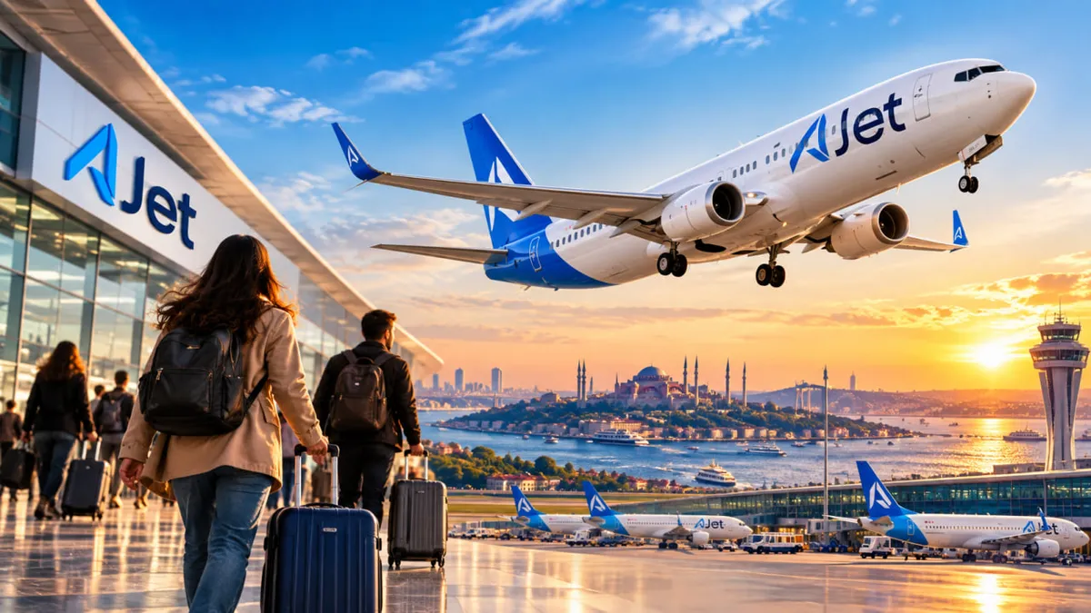 AJet’ten Avrupa ve Orta Doğu’ya kampanya! Biletler 39 avrodan başlıyor