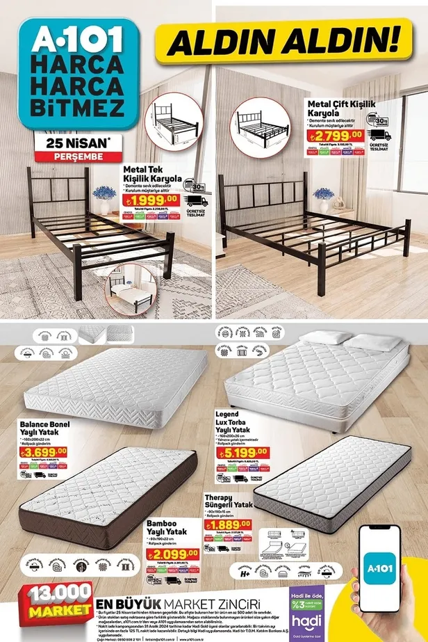 29 Nisan A101 aktüel ürünler kataloğu yayınlandı! A101’de su arıtma cihazı, Kablosuz kulaklık, cam matara, Tiny House uyguna satışa sunuluyor - 3