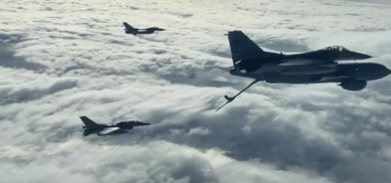 Son dakika: Yunanistan'a ait savaş uçaklarına Türk jetleri ile verilen yanıtın görüntüleri paylaşıldı!
