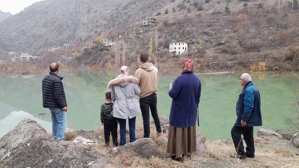 Yusufeli'nde tarihi köprü sular altında kaldı! 46 metreye yükseldi - 7