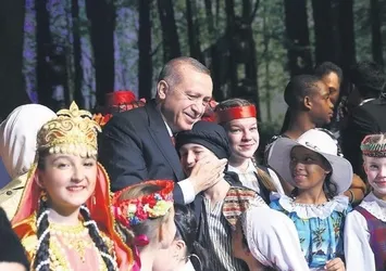 "Başkan Erdoğan bizim göz bebeğimiz"