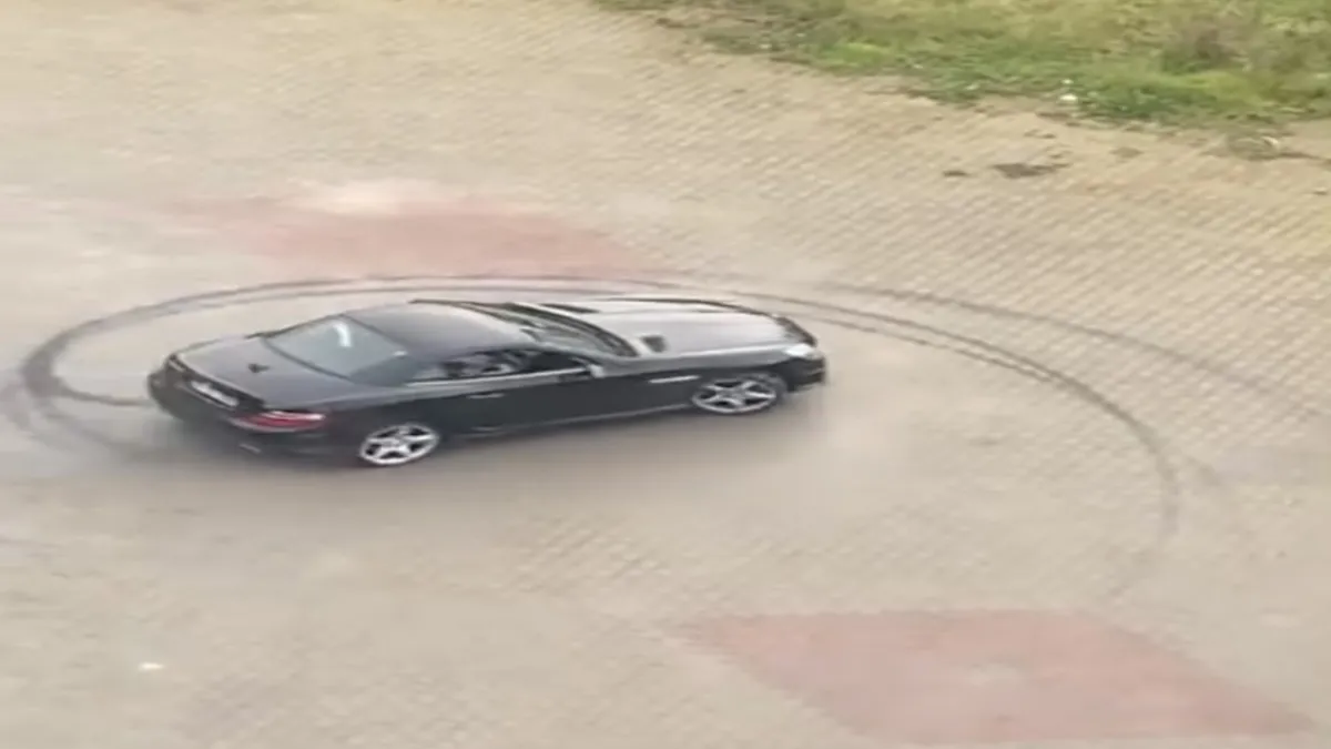 Özel hastane otoparkında skandal olay! Valeler müşterilerinin aracıyla drift attı