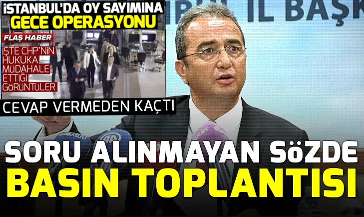 CHP'li Bülent Tezcan sorulardan kaçtı