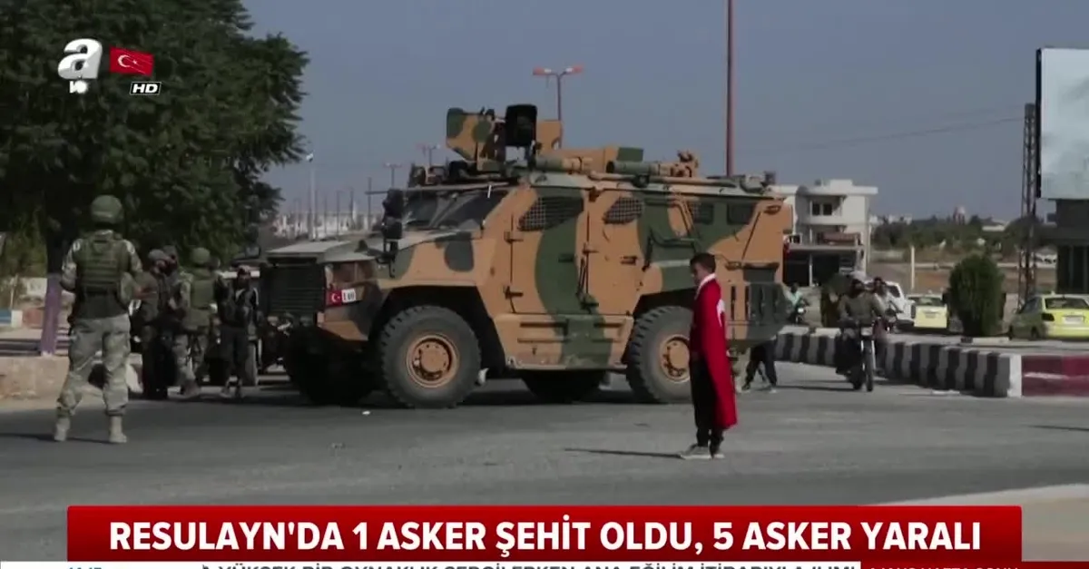 Son dakika... Resulayn'da YPG'li teröristlerden taciz ateşi! Şehit ve yaralılar var |Video
