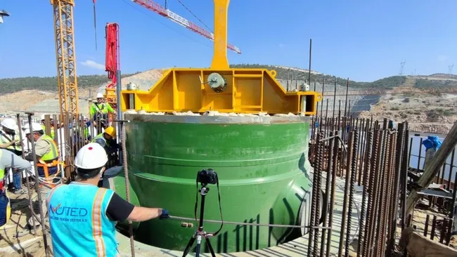 Akkuyu NGS’de birinci güç ünitesinin reaktör basınç kabı kurulumu tamamlandı