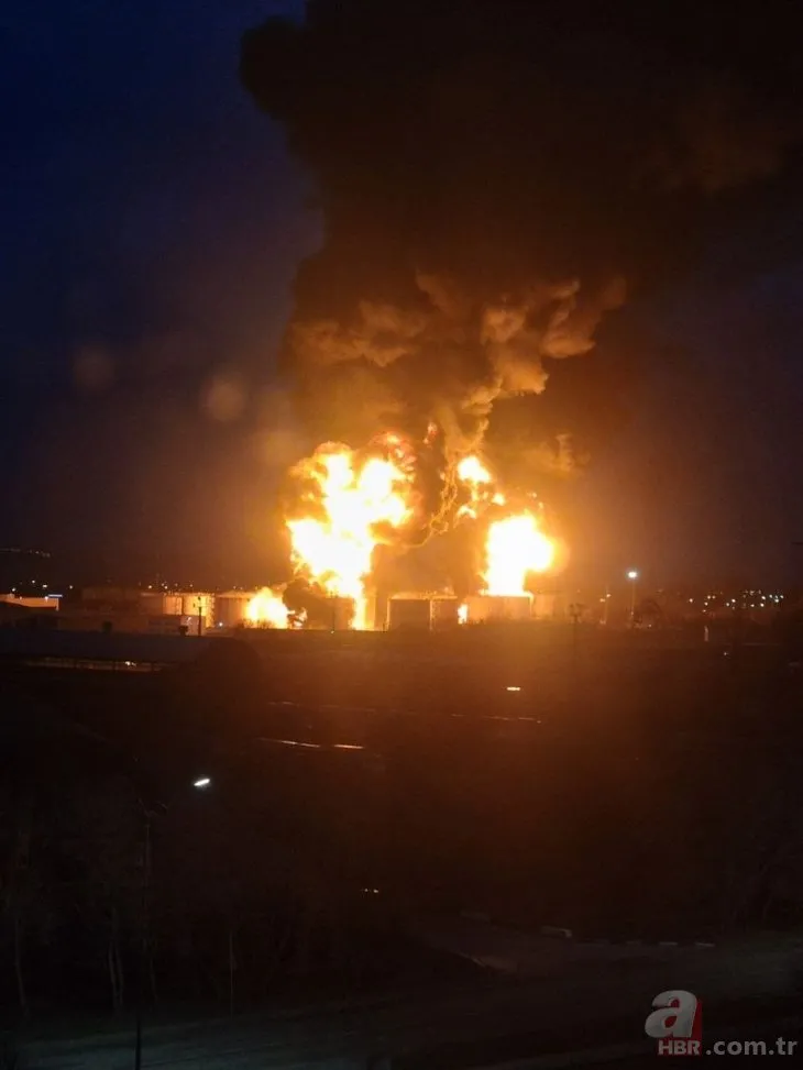 Rusya’dan açıklama: Vurulan petrol rafinerisinin Rus ordusuyla ilgisi yok