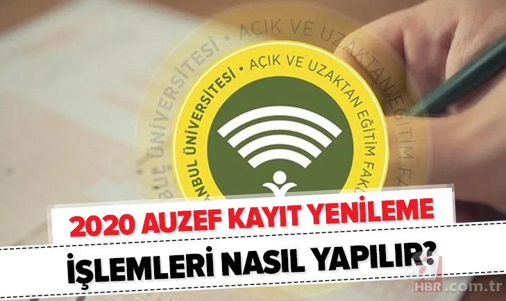 AUZEF OBS giriş: 2020 İÜ AUZEF kayıt yenileme nasıl yapılır? Referans numarası nasıl öğrenilir? Ödeme işlemi... 1