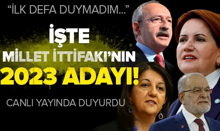 Millet İttifakı’nın 2023 seçimlerindeki adayı belli oldu! Can Ataklı Kılıçdaroğlu ve Akşener’in anlaştığı ismi duyurdu! Millet İttifakı’nın 2023 adayı...