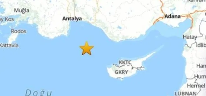 Son dakika: Bir deprem haberi de Antalya’dan! Gazipaşa 4.5 ile sallandı