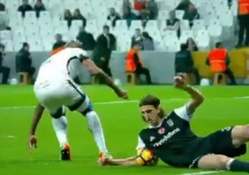 Beşiktaş maçına damga vuran pozisyon