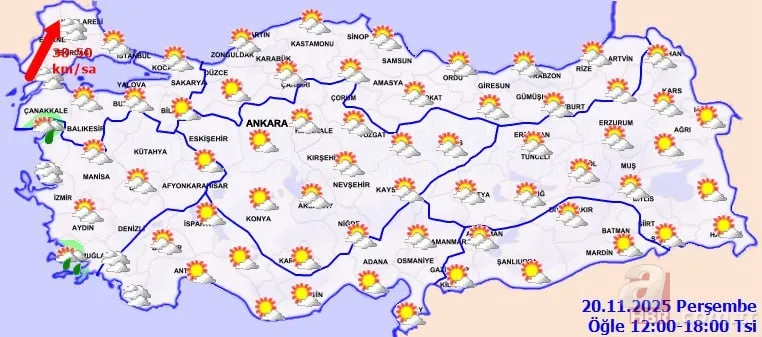 Lodos sonrası kış jet hızıyla gelecek! Hazırlıklı olun: 20 Kasım hava durumu raporu 11