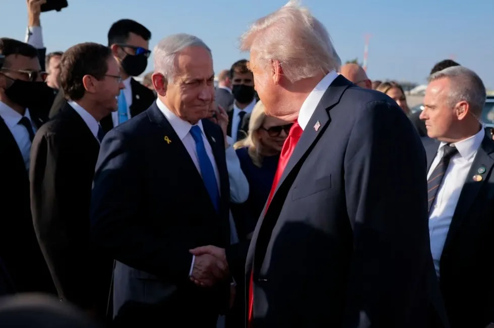 İsrail Başbakanı Binyamin Netanyahu ve Donald Trump (WSJ)