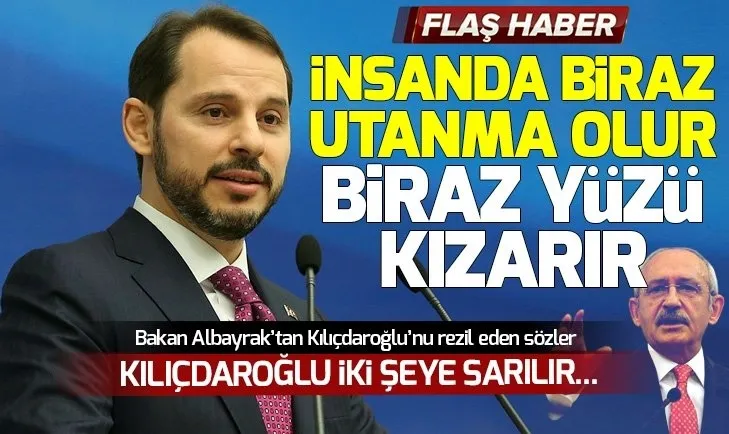 Son dakika: Hazine ve Maliye Bakanı Berat Albayrak’tan önemli açıklamalar