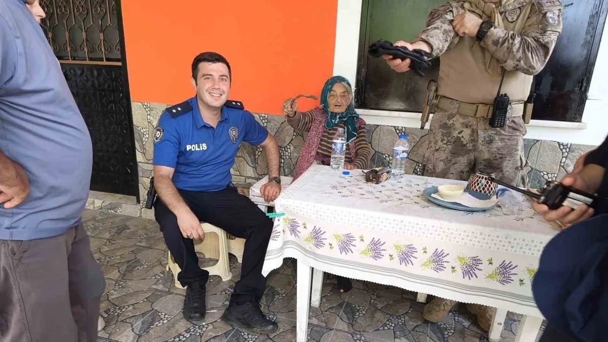Kaybolan yaşlı kadın sağ olarak bulundu