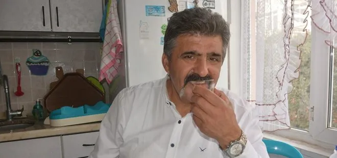 Bursa’da 59 yaşındaki adam 40 yıldır cam yiyor