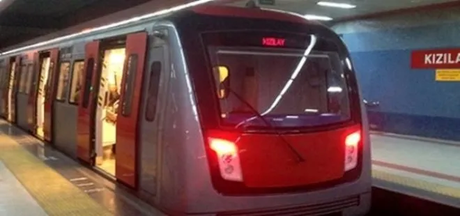 Ankara metrosu kapatıldı