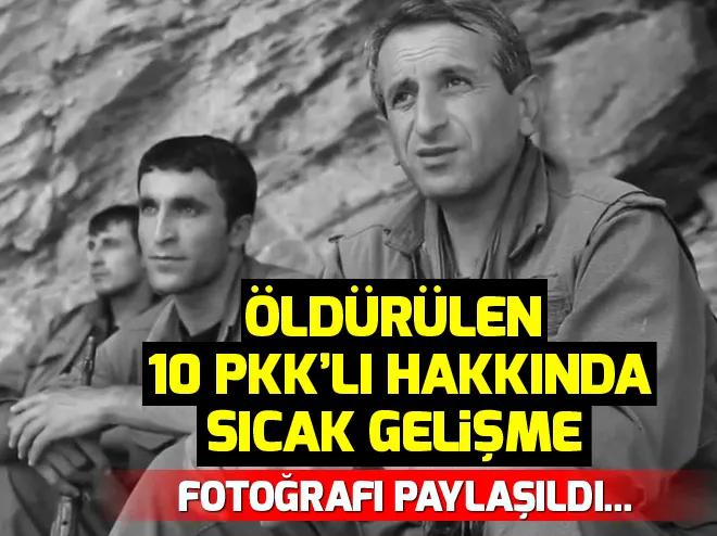 Tuncelide öldürülen 10 PKKlı teröristin silah ve mühimmatları ele geçirildi