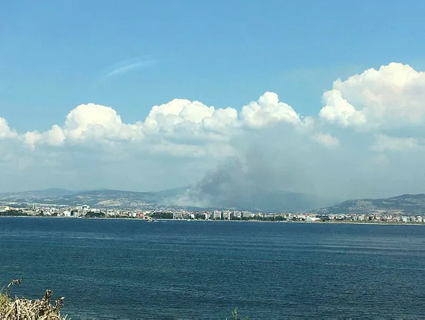 Son dakika: Çanakkale'nin Kemel köyünde orman yangını! Kontrol altına alındı... - 1