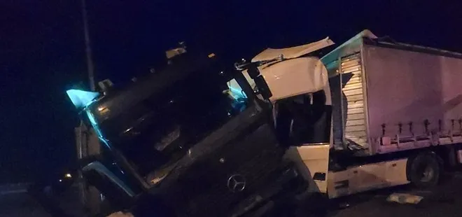 Amasya'da feci kaza! 2 yaralı