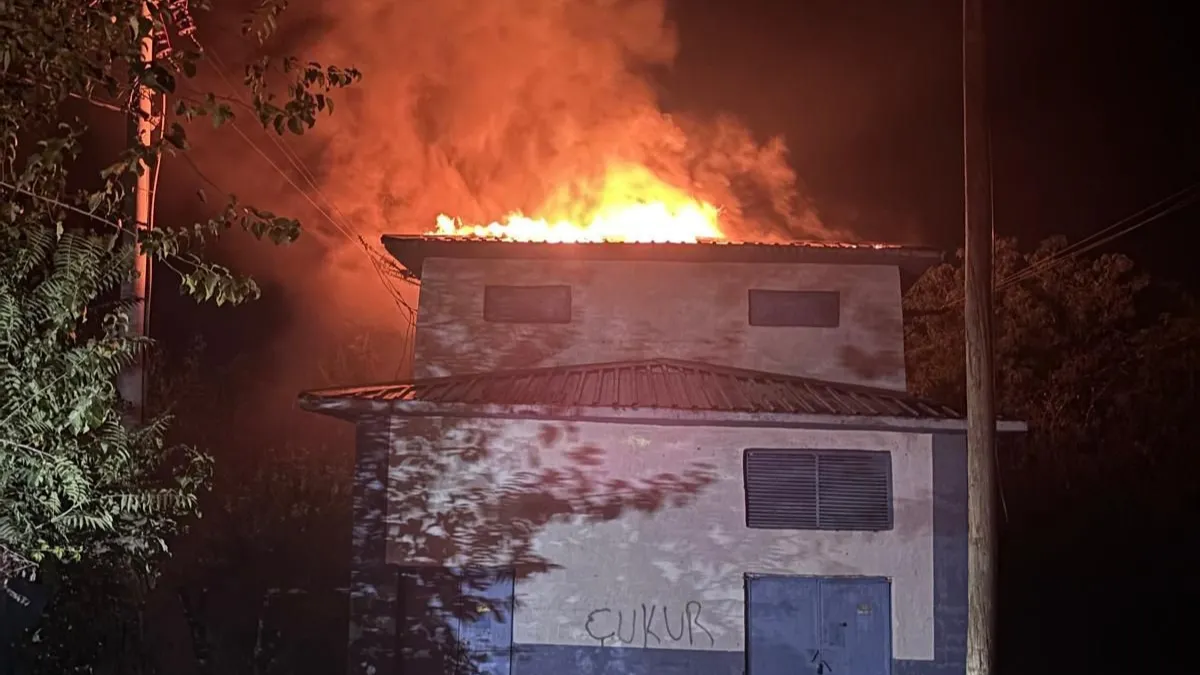 Siirt'te trafo yangını paniğe neden oldu