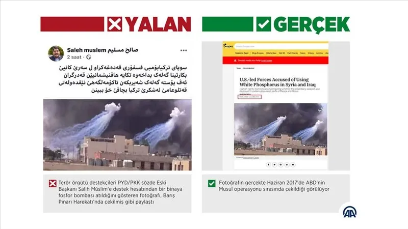 Barış Pınarı Harekatı’nda ’fosfor bombası kullanıldı’ dezenformasyonu