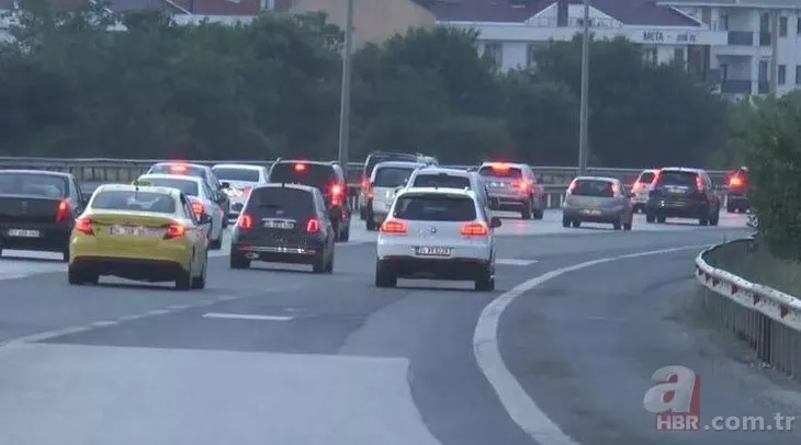 Kurban Bayramı trafiği başladı! Kocaeli ve İstanbul’da yollarda araç yoğunluğu