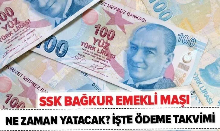 20 Mayıs emekli maaşı yattı mı? 2020 SSK Bağkur emekli maaşları ne zaman ödenecek? İşte ödeme takvimi!