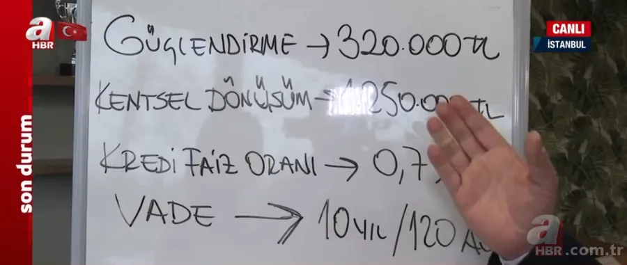 Uzman isimler A Haber'de detayları anlattı! İşte kentsel dönüşüme yeni destek paketinin detayları... | Ödeme planı nasıl? 7