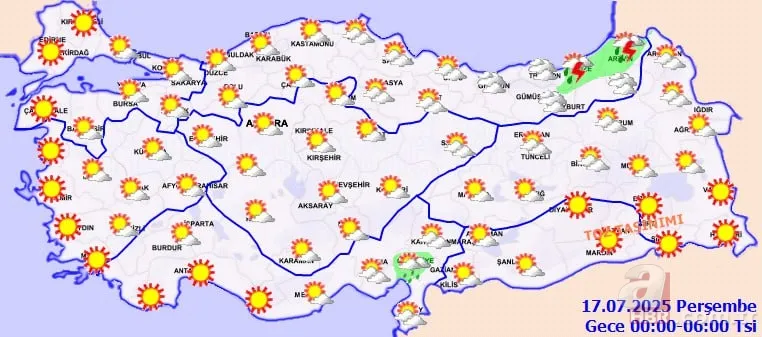 Tatilciler, piknik yapacaklar dikkat: Meteoroloji bölge bölge uyardı! Marmara, Ege, Doğu Karadeniz... Toz ve sağanağa hazır olun 10