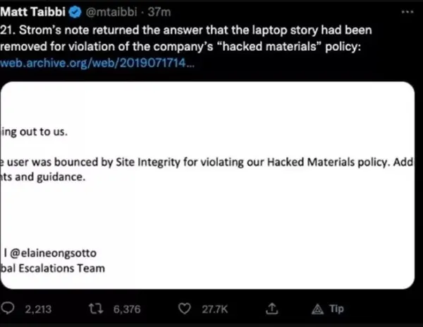 ABD Başkanı Joe Biden ile Twitter arasında seçim pazarlığı! Hunter Biden’ın ifşa görüntülerinin silinmesini istemiş