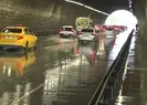 İstanbul’u sağanak vurdu, tüneli su bastı