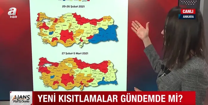 Son dakika: Koronavirüs risk haritasında hangi illerin renkleri değişti? Hangi illerde renk değişimi olacak?