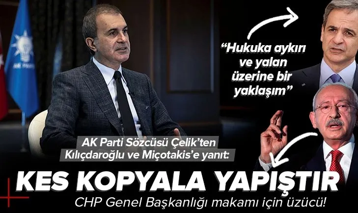 AK Parti Sözcüsü Ömer Çelik’ten Kemal Kılıçdaroğlu’na yanıt: CHP Genel Başkanlığı makamı için üzücü bir şey!