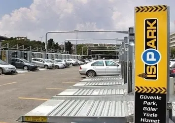 İSPARK otoparkında şoke eden olay! 4 araç...