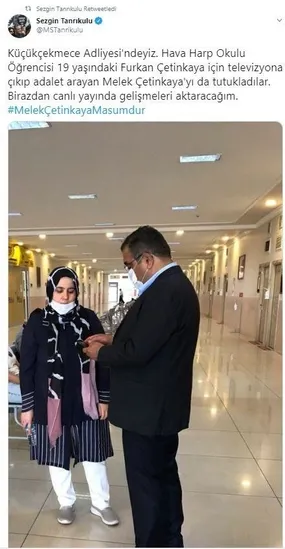 FETÖ’ye methiyeler dizen Melek Çetinkaya savcılıkta kıvırdı: Yanlış anlaşıldım, amacım o değildi