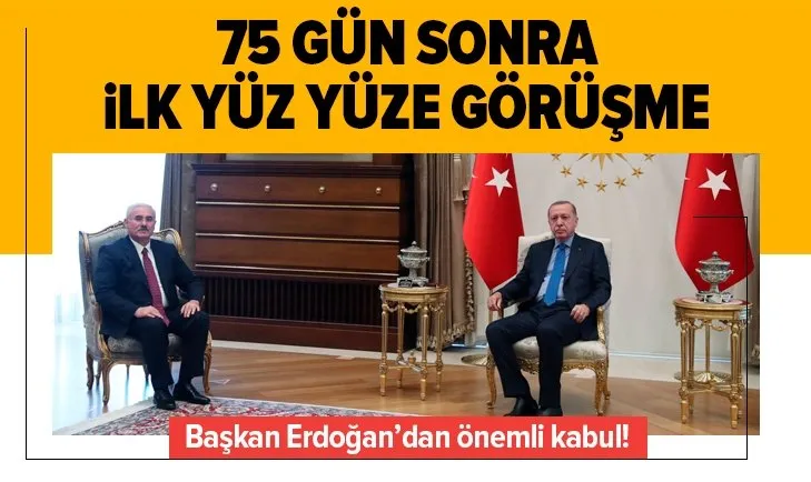 Son dakika: Başkan Erdoğan’dan 75 gün sonra ilk yüz yüze görüşme! Yargıtay Başkanı Mehmet Akarca’yı kabul etti