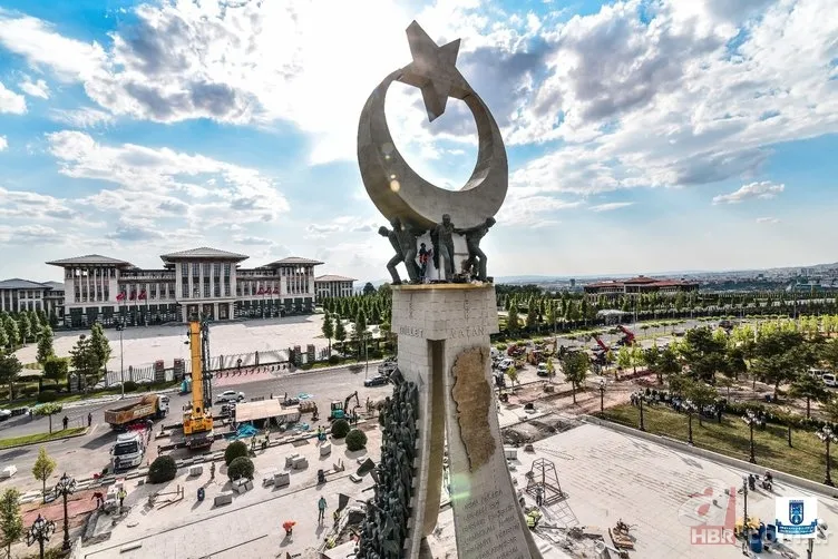 Beştepe'deki Şehitler Abidesi açıldı! Bakın o semboller ne anlama geliyor 25