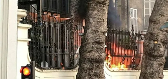 Londra’da Suudi Arabistan Büyükelçiliği yakınında yangın