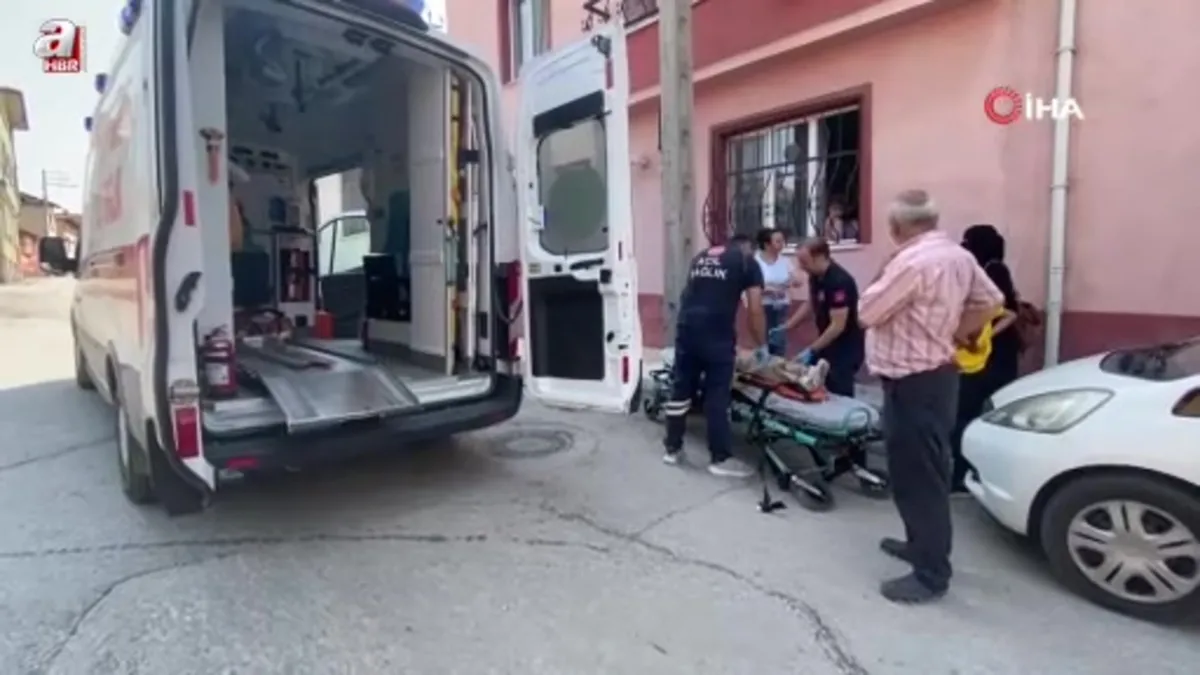 Merdivenden düşen çocuk yaralandı