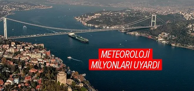 Milyonlarca İstanbulluya flaş uyarı! Çarşamba gününe kadar dışarı çıkmayın Türkiye’de onlarca ile yağacak