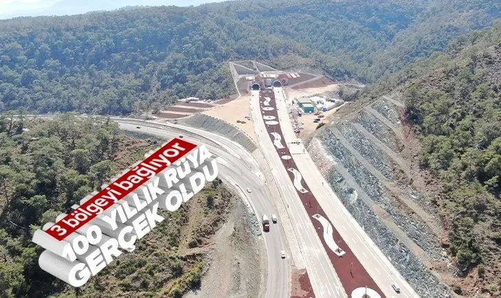 100 yıllık rüya gerçek oldu: Phaselis Tüneli! Antalya’yı, Ege ve İç Anadolu’ya bağlıyor