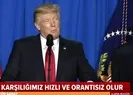 Trumptan İrana yeni tehdit: Karşılığımız hızlı ve orantısız olur