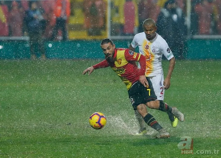 Göztepe - Galatasaray maçından kareler