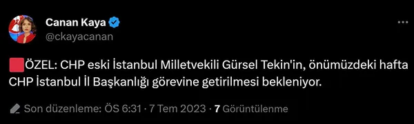 CHP’de sözde “değişim” rüzgarları! İstanbul İl Başkanlığına Gürsel Tekin getirilecek iddiası ortalığı karıştırdı - 2
